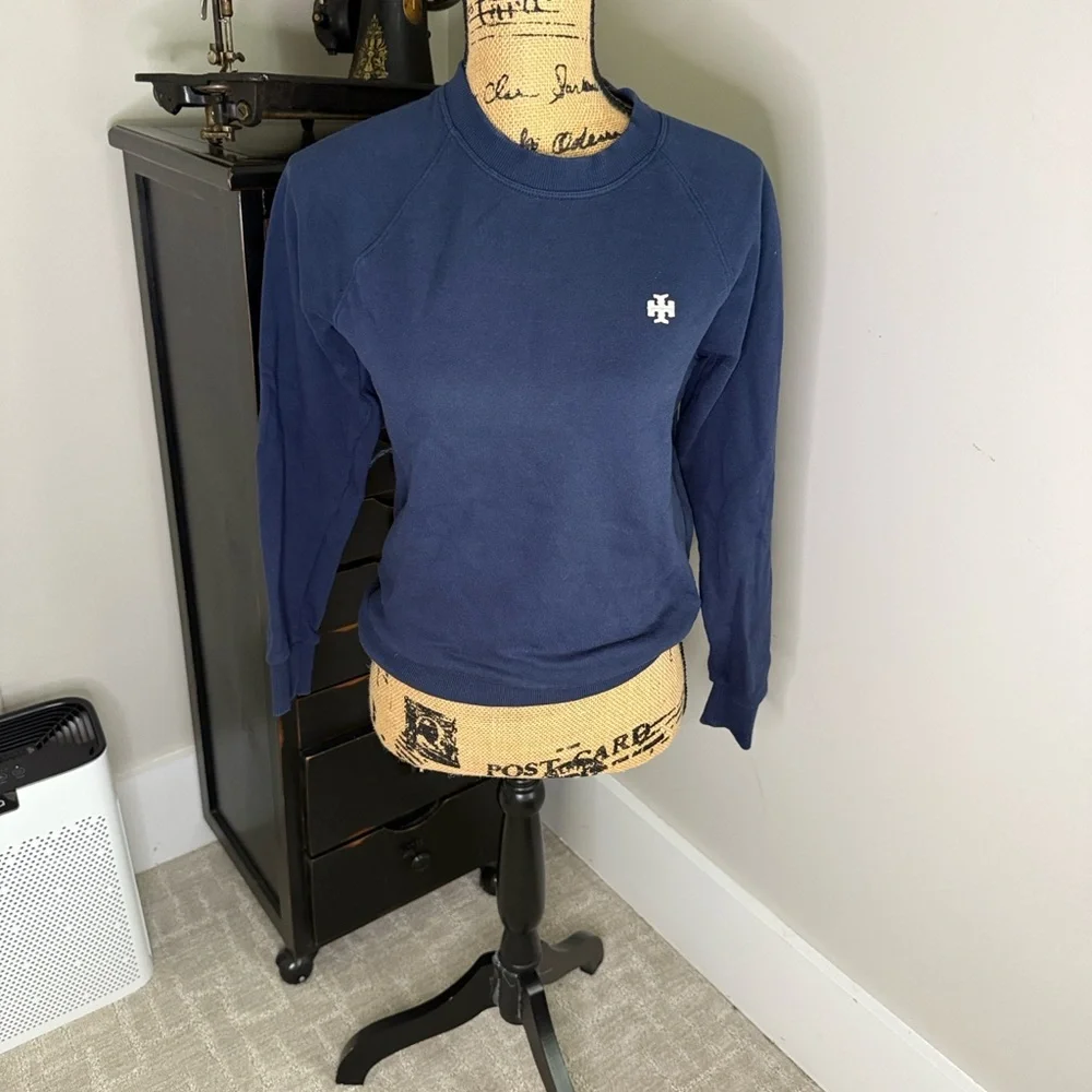 Tory Sport Navy Sweatshirt with Logo - Picture 2 of 8
